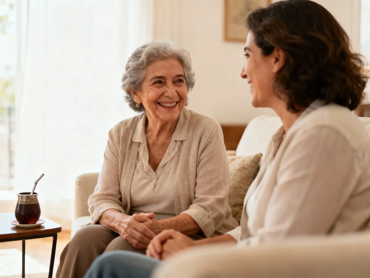 Conversación y compañía en el hogar